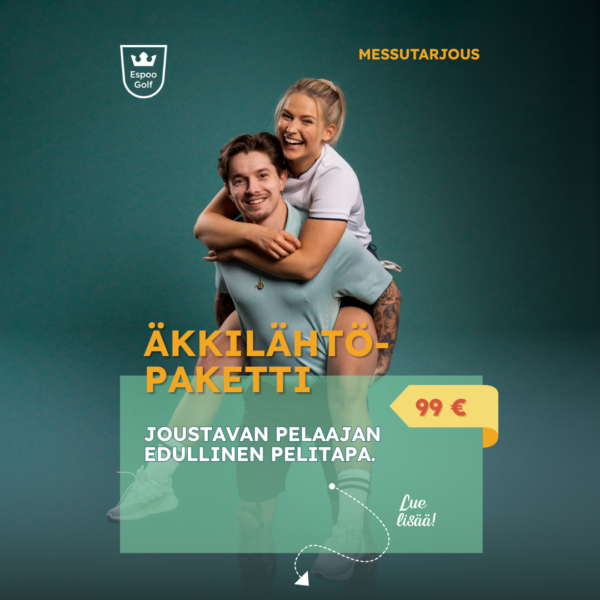 Espoo Golf äkkilähtöpaketti